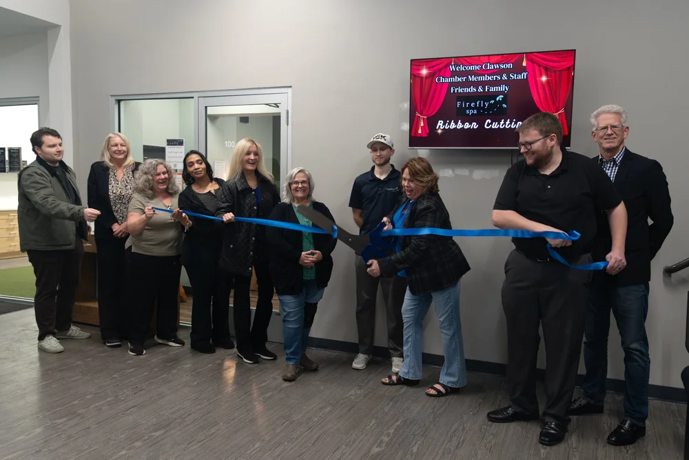 Ribbon cutting for Firefly Spa in Clawson