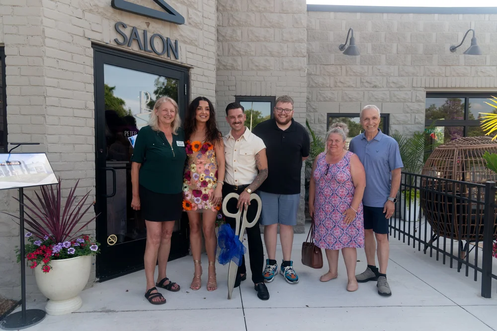 Ribbon cutting for Peter Marks Salon in Clawson